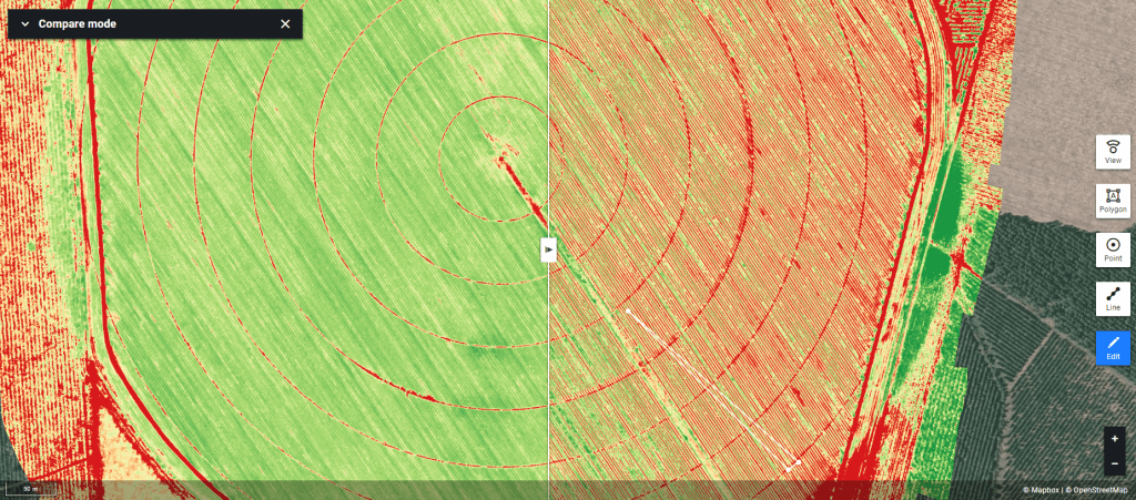 The Alteia platform now enables advanced multispectral and hyperspectral index maps generation