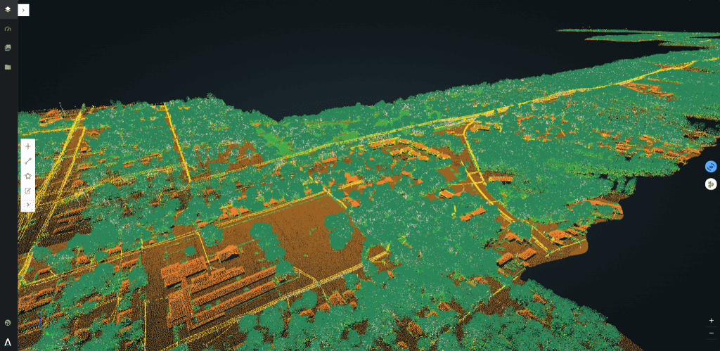 The Alteia platform now enables automated Lidar classification for construction project tracking
