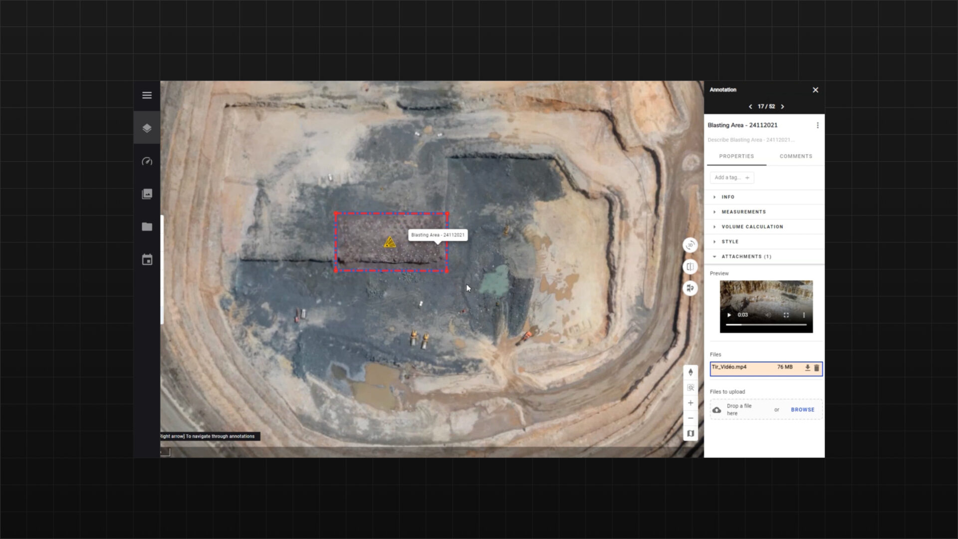 Analyze efficiency of drilling and blasting operations